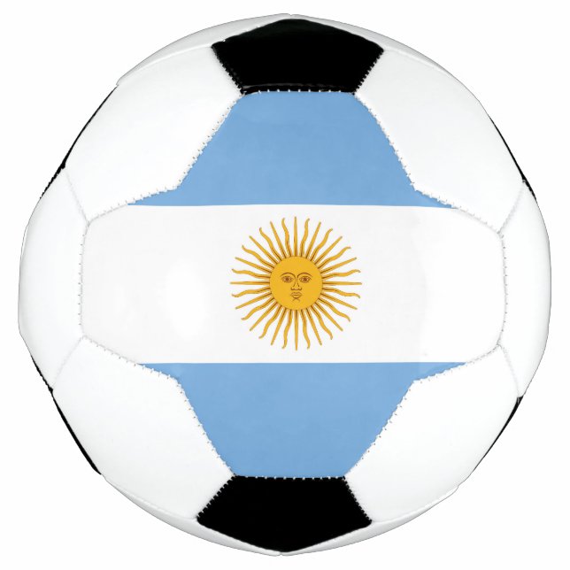 Bola De Futebol Bandeira da Argentina (Frente)