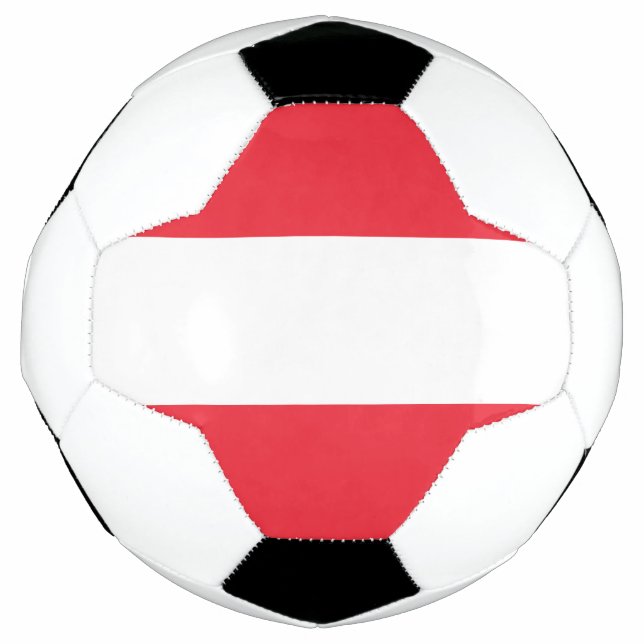 Bola De Futebol Bandeira da Áustria (Frente)