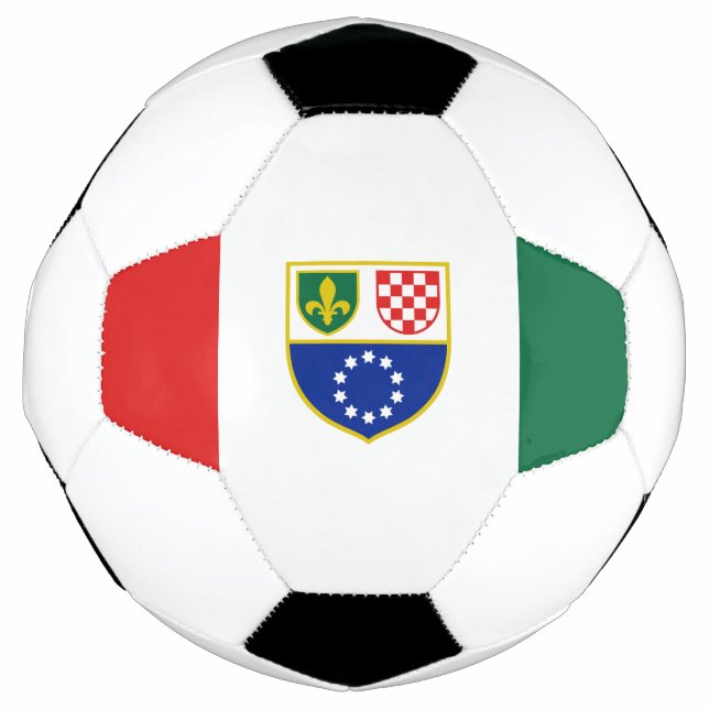 Bola De Futebol Bandeira da Bósnia-Herzegovina (Frente)