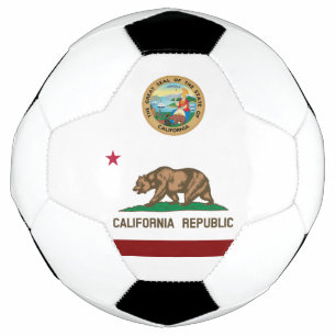 Bola De Futebol bandeira da Califórnia
