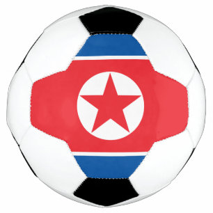 Bola De Futebol Bandeira da Coreia do Norte