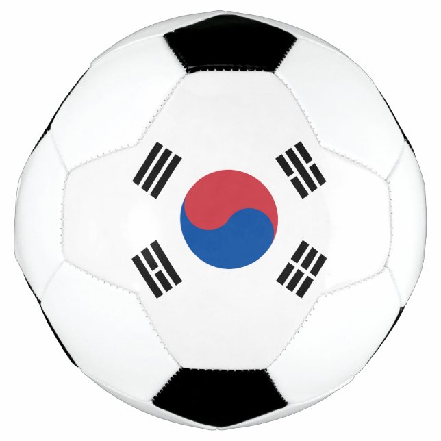 Bola De Futebol Bandeira da Coreia do Sul (Frente)