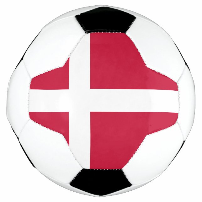 Bola De Futebol Bandeira da Dinamarca (Frente)