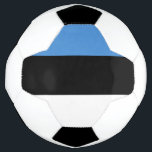Bola De Futebol Bandeira da Estônia<br><div class="desc">Bandeira da Estônia</div>