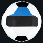 Bola De Futebol Bandeira da Estônia<br><div class="desc">Bandeira Patriótica da Estônia.</div>