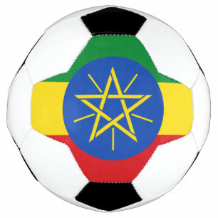 Bola De Futebol Bandeira da Etiópia