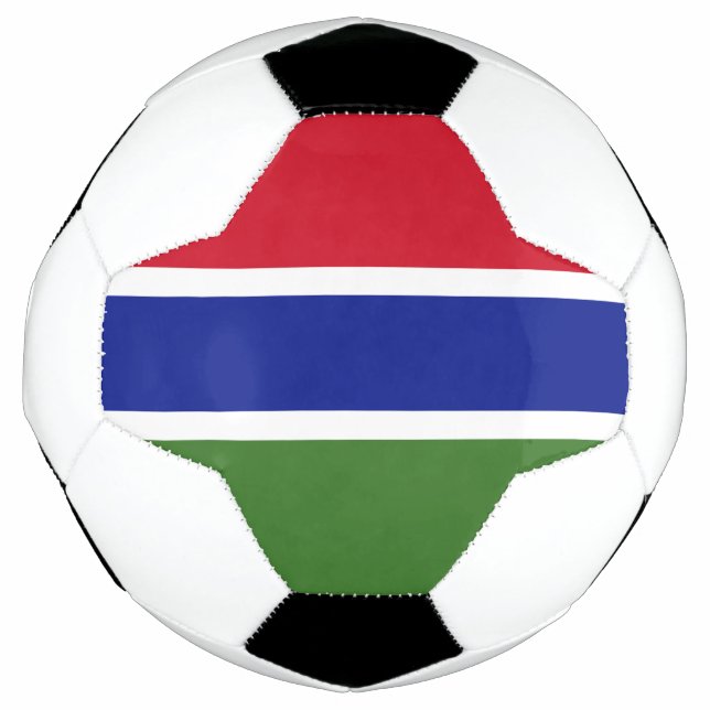 Bola De Futebol Bandeira da Gâmbia (Frente)
