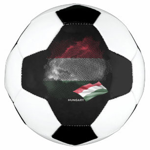 Bola De Futebol bandeira da Hungria