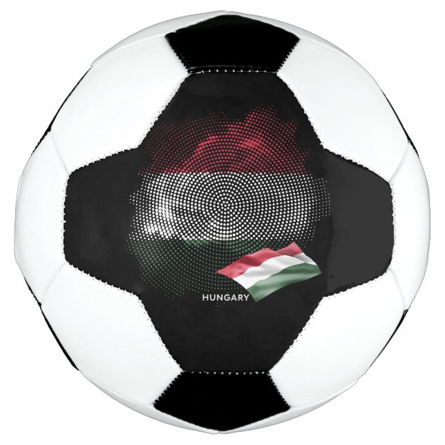 Bola De Futebol bandeira da Hungria (Frente)