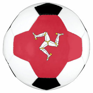 Bola De Futebol Bandeira da Ilha de Man