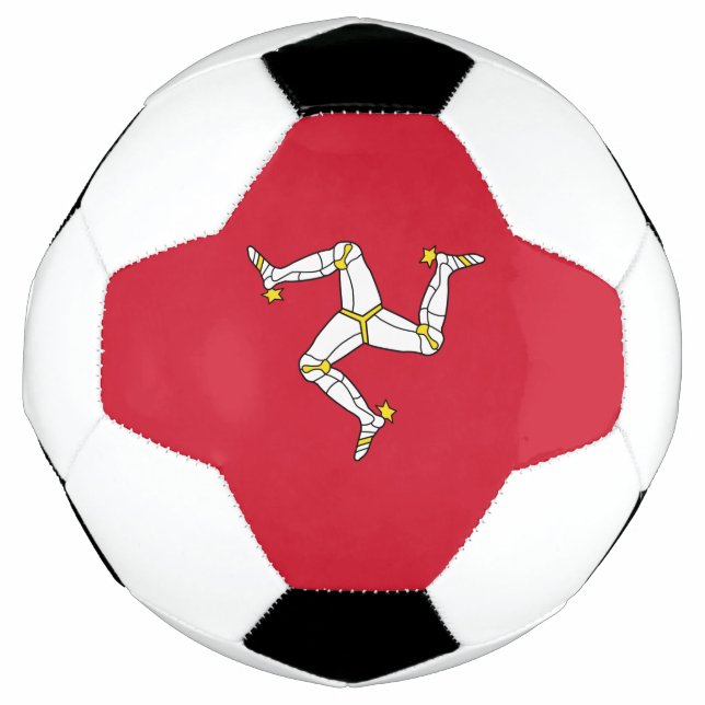 Bola De Futebol Bandeira da Ilha de Man (Frente)