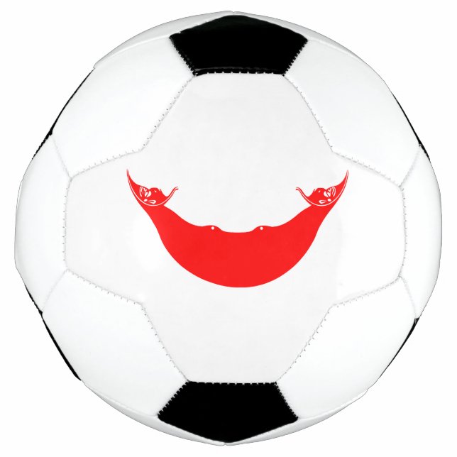 Bola De Futebol Bandeira da Ilha de Páscoa (Frente)