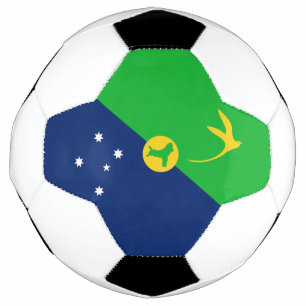 Bola De Futebol Bandeira da Ilha do Natal