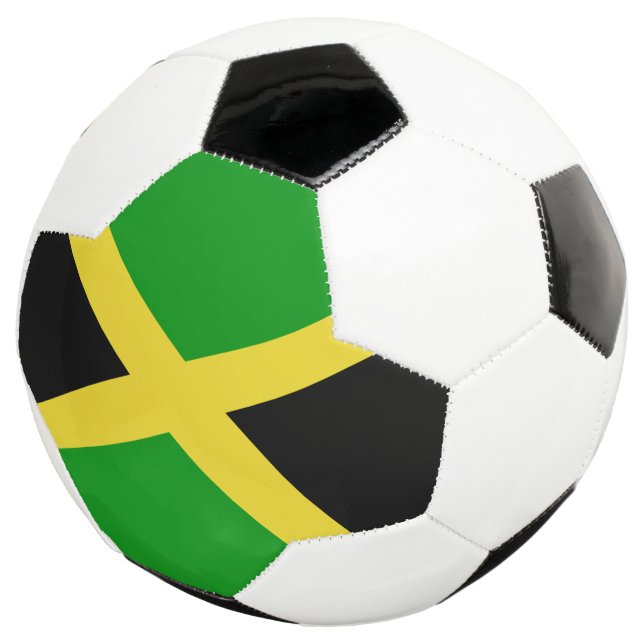 Bola De Futebol bandeira da Jamaica (Três quartos)
