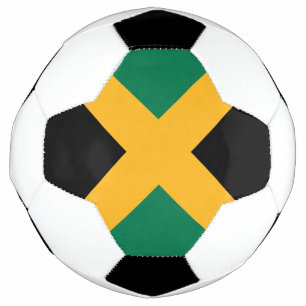 Bola De Futebol bandeira da Jamaica