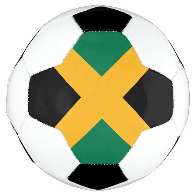 Bola De Futebol bandeira da Jamaica (Frente)