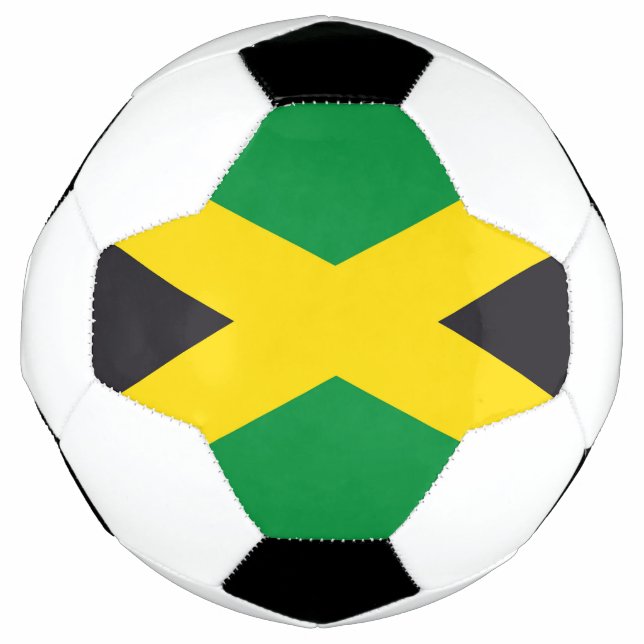 Bola De Futebol bandeira da Jamaica (Frente)