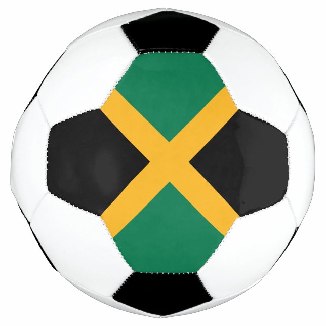 Bola De Futebol bandeira da Jamaica (Frente)