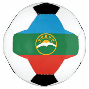 Bola De Futebol Bandeira da Karachay Cherkessia