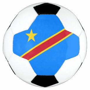 Bola De Futebol Bandeira da Kinshasa do Congo