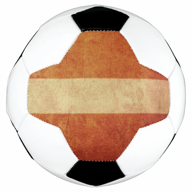 Bola De Futebol Bandeira da Letónia (Frente)