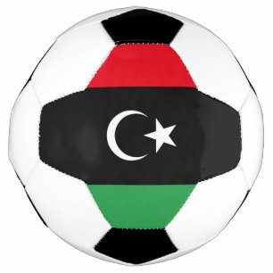 Bola De Futebol Bandeira da Líbia