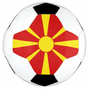 Bola De Futebol Bandeira da Macedônia do Norte