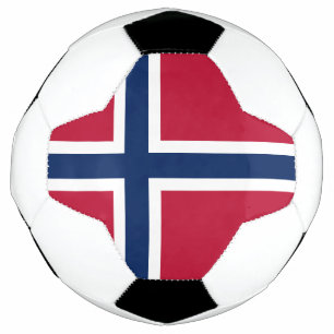 Bola De Futebol Bandeira da Noruega