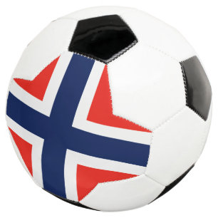Bola De Futebol Bandeira da Noruega