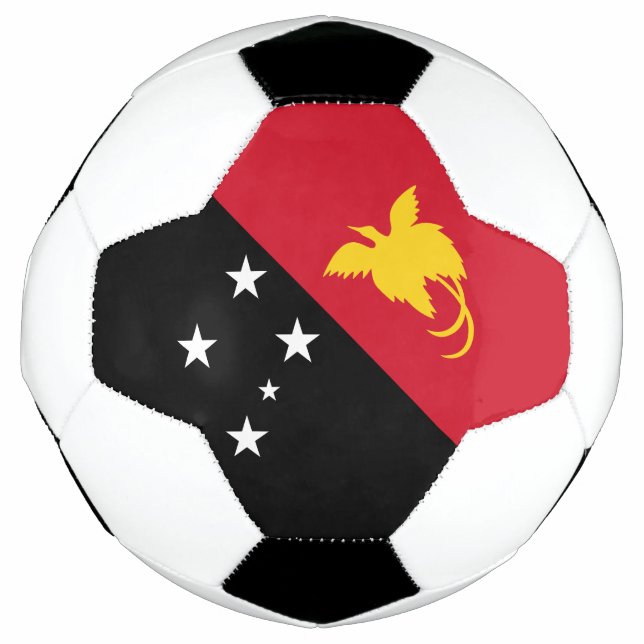 Bola De Futebol Bandeira da Papua-Nova Guiné (Frente)