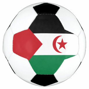 Bola De Futebol Bandeira da República Árabe Saaraui Democrática