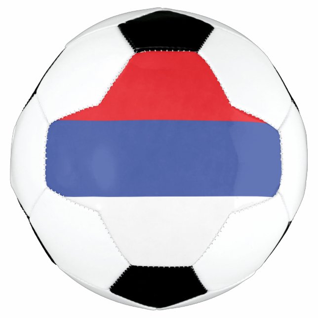 Bola De Futebol Bandeira da República Sérvia (Frente)