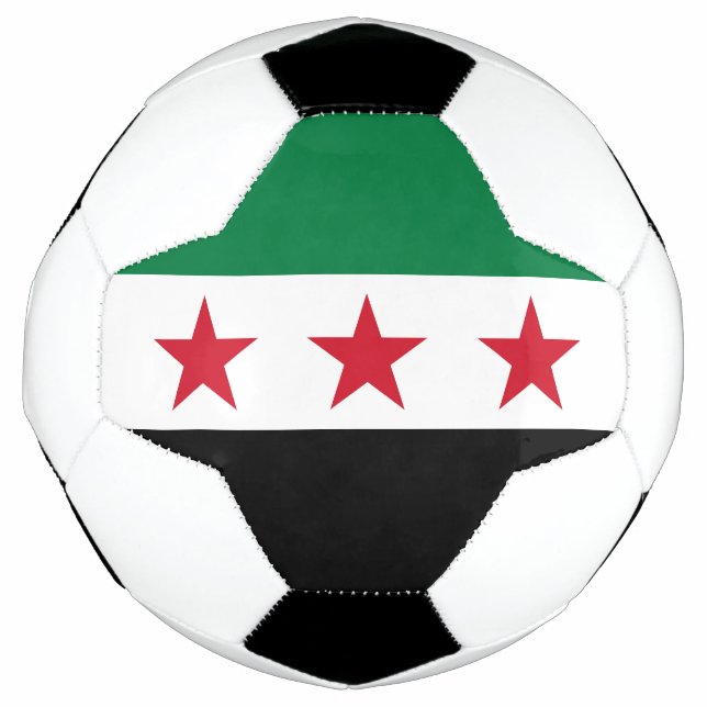 Bola De Futebol Bandeira da Síria (Frente)
