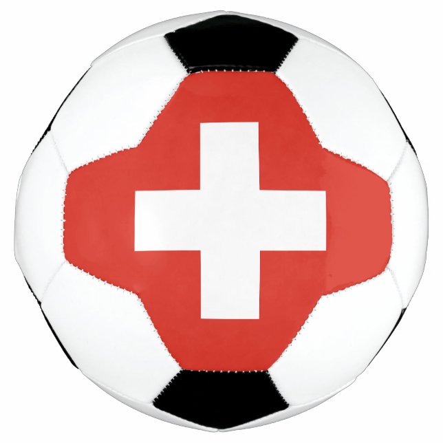 Bola De Futebol Bandeira da Suíça (Frente)