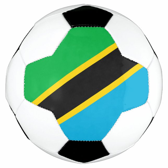Bola De Futebol Bandeira da Tanzânia (Frente)
