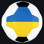 Bola De Futebol Bandeira da Ucrânia<br><div class="desc">Bandeira da Ucrânia</div>