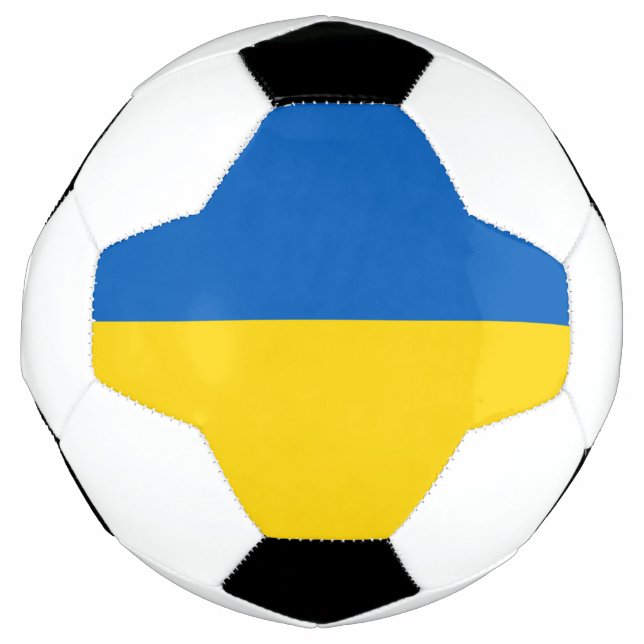 Bola De Futebol Bandeira da Ucrânia (Frente)