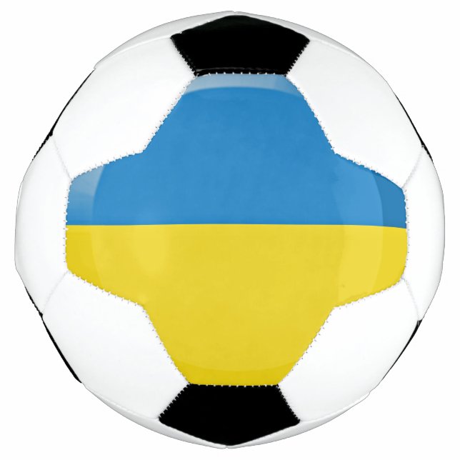 Bola De Futebol Bandeira da Ucrânia (Frente)