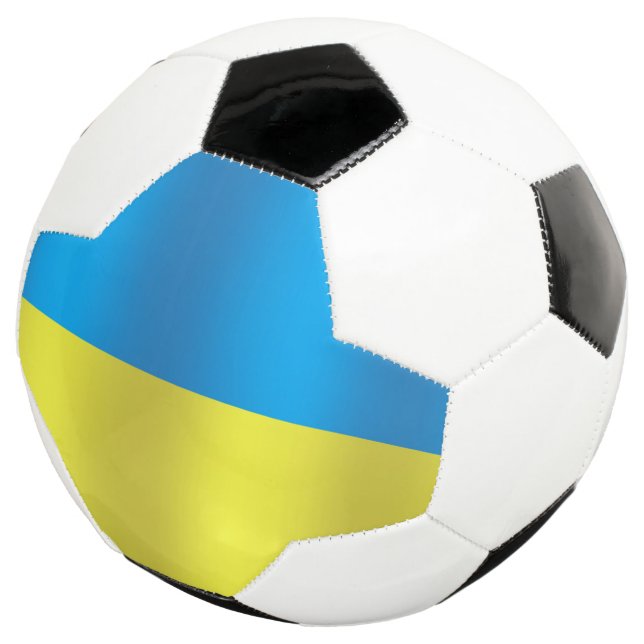 Bola De Futebol Bandeira da Ucrânia (Três quartos)