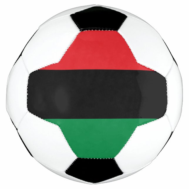 Bola De Futebol Bandeira da UNIA Pan-Africana (Frente)