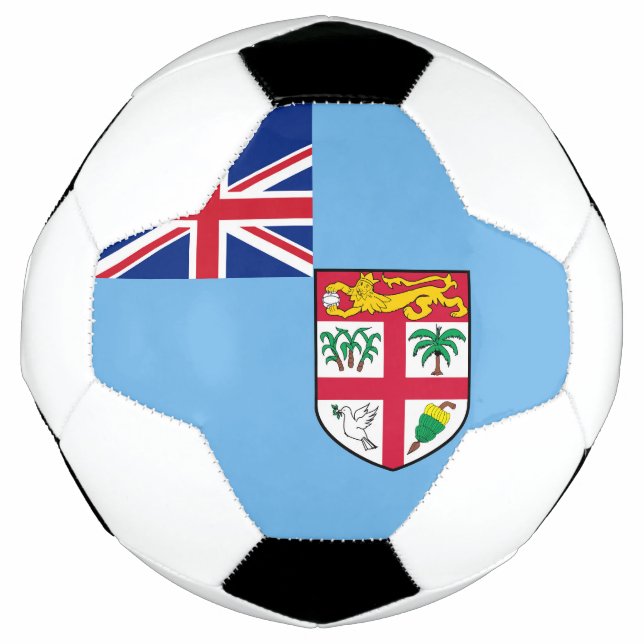 Bola De Futebol Bandeira das Fiji (Frente)