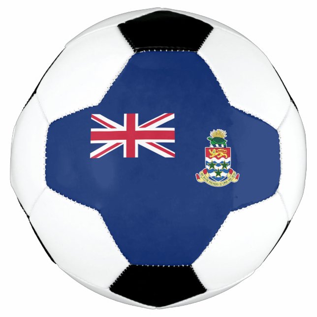 Bola De Futebol Bandeira das Ilhas Cayman (Frente)