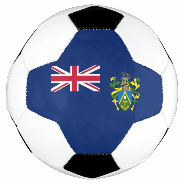 Bola De Futebol Bandeira das Ilhas Pitcairn (Frente)