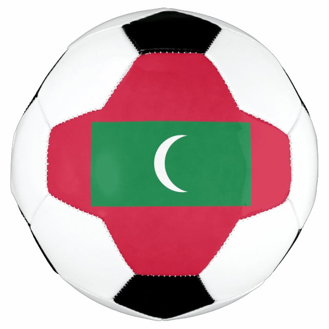Bola De Futebol Bandeira das Maldivas (Frente)