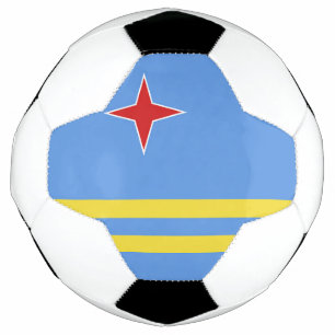 Bola De Futebol Bandeira de Aruba
