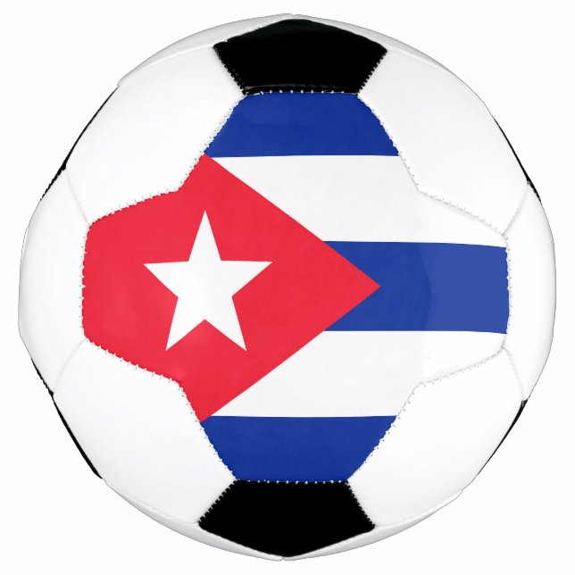 Bola De Futebol Bandeira de Cuba (Frente)