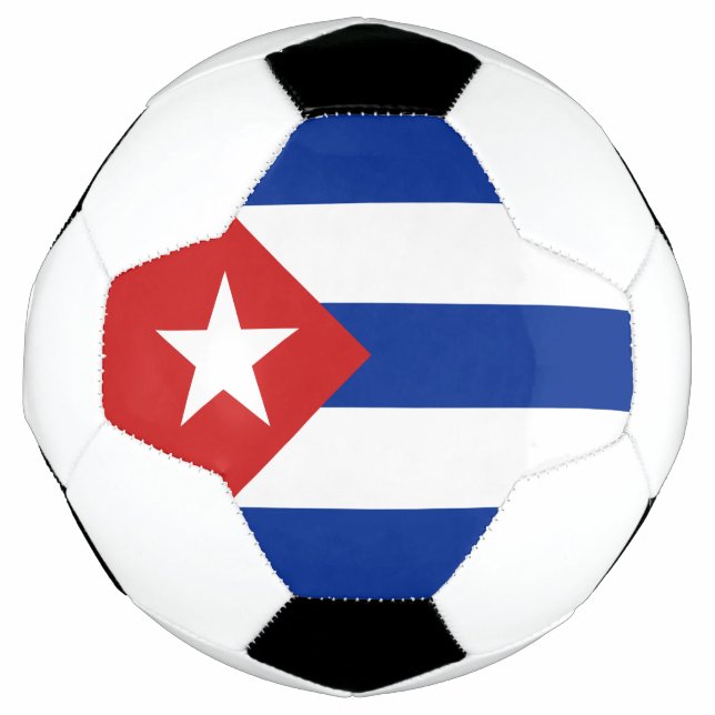 Bola De Futebol Bandeira de Cuba (Frente)