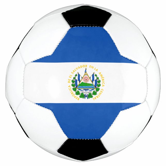 Bola De Futebol Bandeira de El Salvador (Frente)