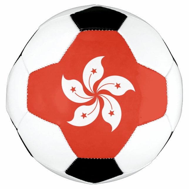 Bola De Futebol Bandeira de Hong Kong (Frente)
