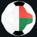 Bola De Futebol Bandeira de Madagáscar<br><div class="desc">Bandeira Patriótica de Madagáscar.</div>
